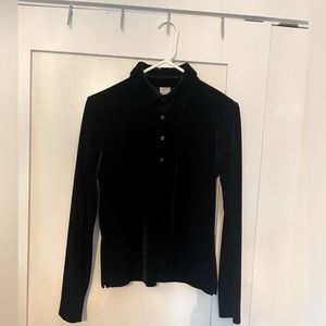 J. Jill velvet shirt